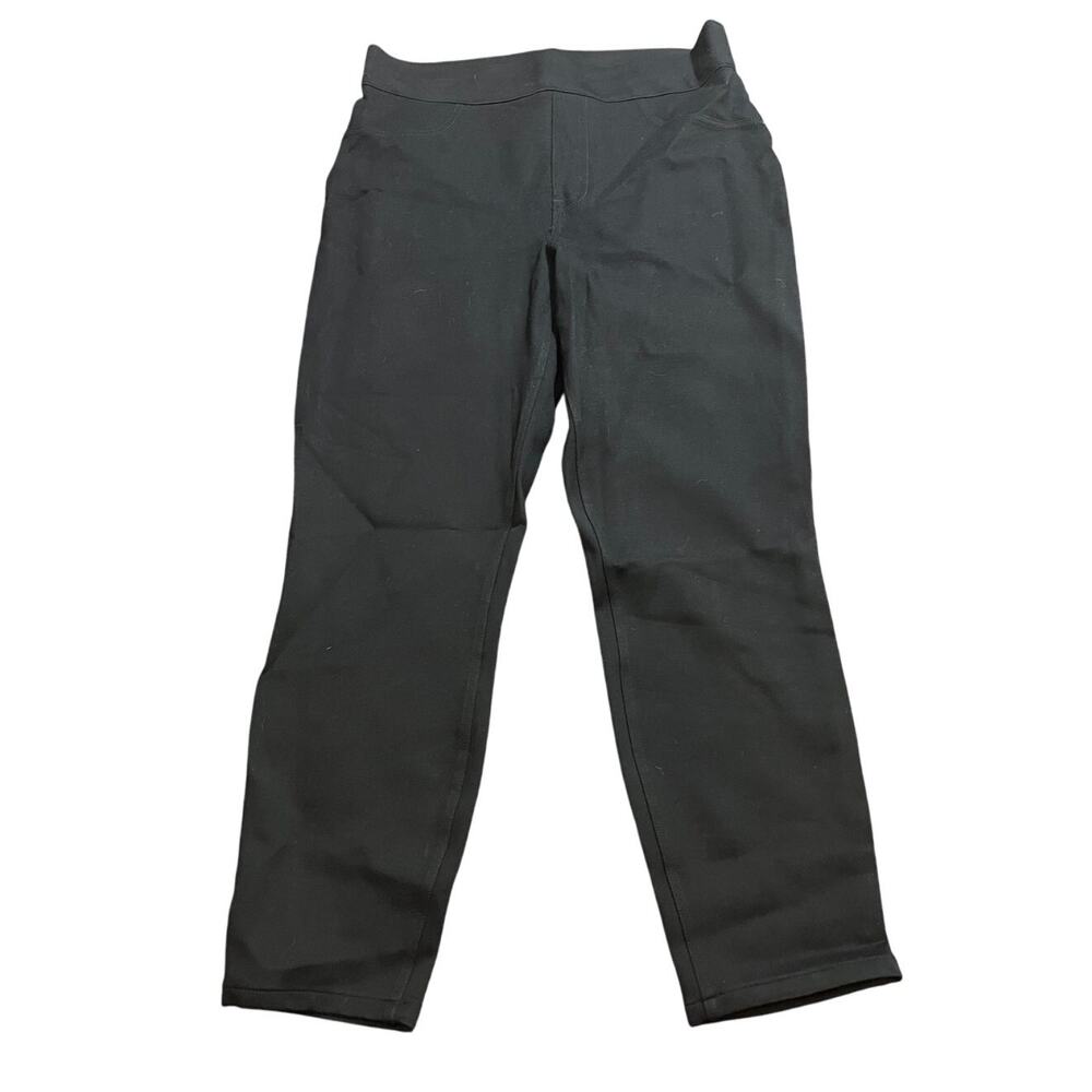 SPANX The Perfect Black Ankle Pant 4‎ Pocket Women's Size Large Petite 20202Q